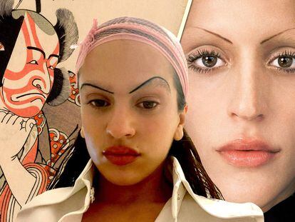 Las llamativas cejas de Rosalía que heredan una tradición centenaria: el kabuki llega al siglo XXI