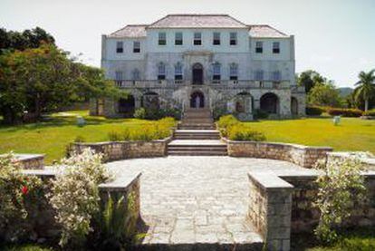 Fachada de la mansión encantada Rose Hall, en Bahía de Montego (Jamaica).