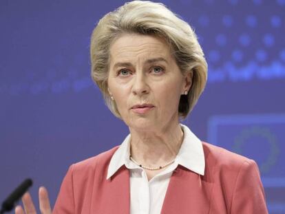 La presidenta de la Comisión Europea, Ursula von der Leyen. 