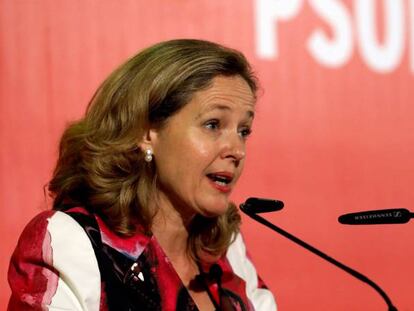 La Ministra de Economía, Nadia Calviño.