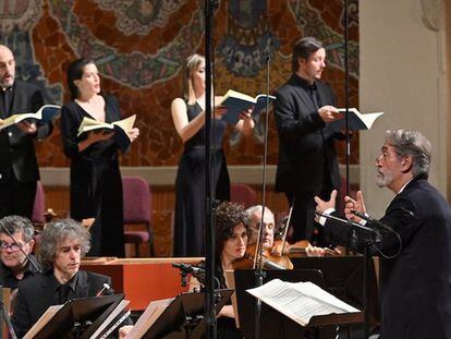 Jordi Savall dirigeix el seu primer 'Oratori de Nadal'.