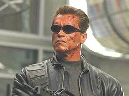 Arnold Schwarzenegger, en <i>Terminator III,</i><b> de Jonathan Mostow.</b>