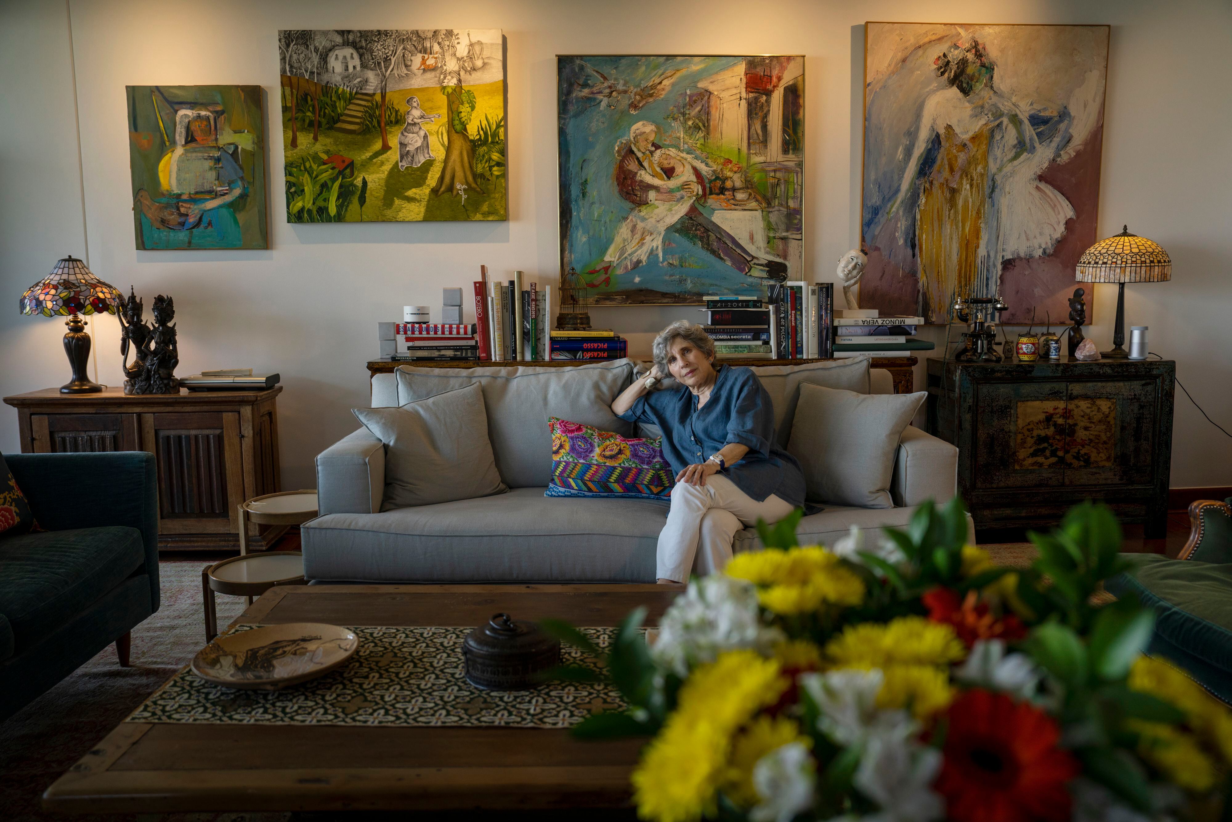Susan Mailer, en su casa de Santiago de Chile.