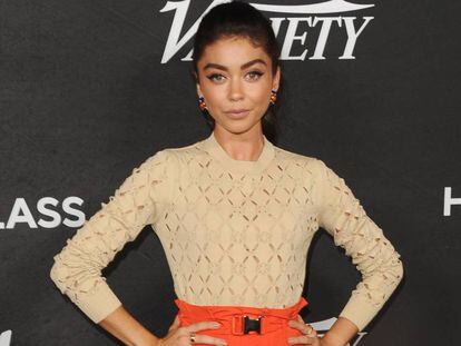 Sarah Hyland, durante una fiesta de Variety el pasado agosto. 