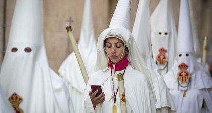 Procesión de Semana Santa en Palma de Mallorca, el 13 de abril pasado.