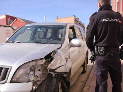 Uno de los todoterrenos decomisados en la ultima operación antodroga en La Línea.