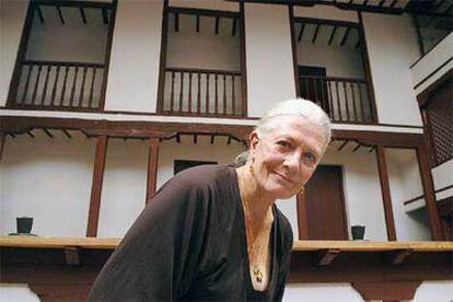 Vanessa Redgrave, ayer en Almagro.