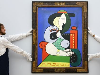'Femme à la montre', el cuadro de 1932 de Picasso subastado este miércoles en Nueva York por Sotheby's.