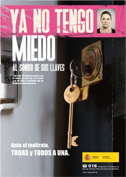 El 2009 dejó 56 mujeres muertas como consecuencia de la violencia de género. Hasta el 20 de noviembre, el número de fallecidas fue de 53. En la imagen, el cartel de ese año contra la violencia machista.