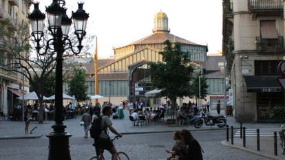 Edificio del Mercado del Born, que hoy es un centro cultural.