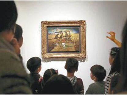 Una de las obras que se pudieron ver en la exposici&oacute;n &#039;Dal&iacute;-Media&#039; en China.