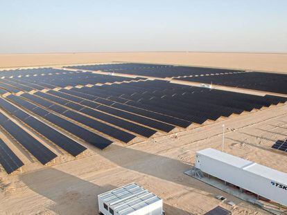 Parque de energía renovable de TSK en Kuwait.