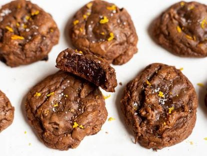 Galletas de chocolate y cítricos