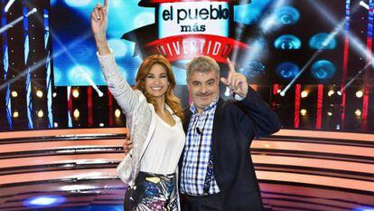 Maril&oacute; Montero y Mill&aacute;n Salcedo, presentadores de &#039;El pueblo m&aacute;s divertido&#039; en TVE