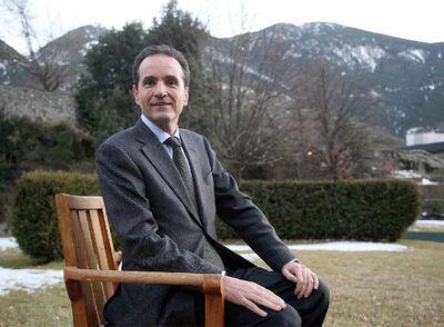 El escritor y embajador en Londres Carles Casajuana, ayer en Andorra.