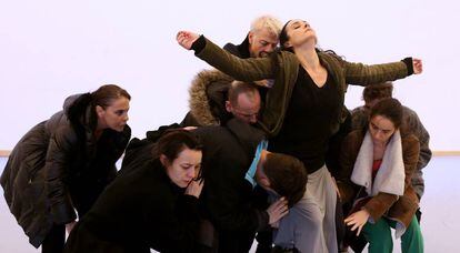 Ensayo de 'In Pulso', la semana pasada en los Teatros del Canal.