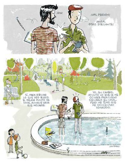 Viñeta de Juan Berrio para la Revista de Verano de EL PAÍS.