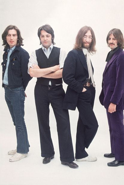 Harrison, McCartney, Lennon y Starr, fotografiados en 1969, un año antes de su separación.