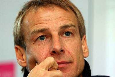 Klinsmann, ayer durante su conferencia de prensa.