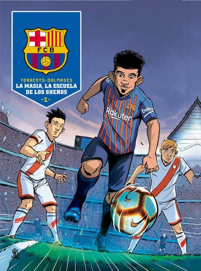 Portada del còmic sobre la Masia.