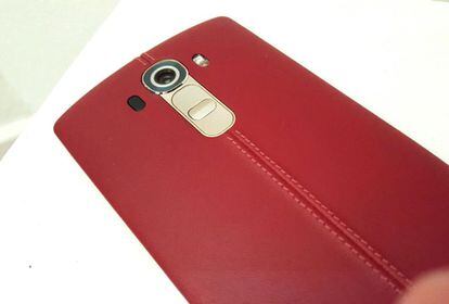 LG G4 detalle de la carcasa