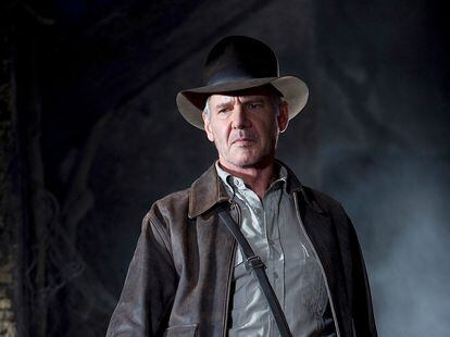 Harrison Ford en 'Indiana Jones y el reino de la calavera de cristal', la película que demostró que en 2008 ya éramos tan nostálgicos de los ochenta como ahora. El actor tenía 65 años.