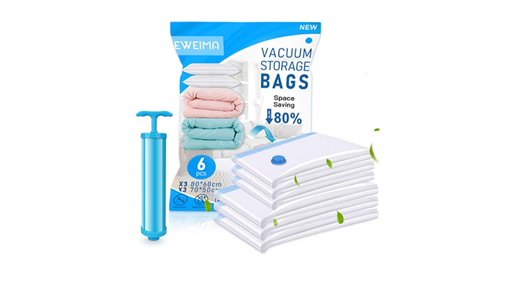 Bolsas Para Guardar Ropa Bolsa de Almacenamiento de Ropa al Vacio Variedad  20 Pc