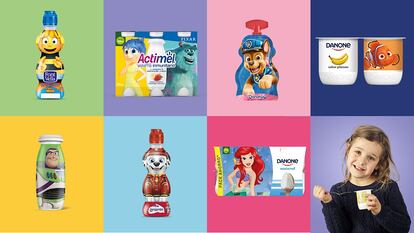 Para no perder el favor de los más pequeños al reducir los azúcares, la compañía de alimentación optó por incorporar sus dibujos favoritos en los envases.