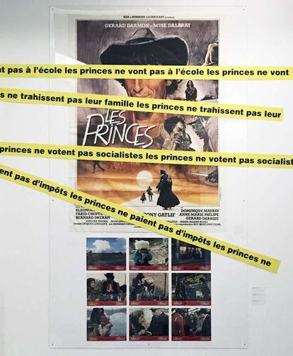 Cartel de 'Les Princes', de Tony Gatlif (1983), con intervención de Guy Debord.