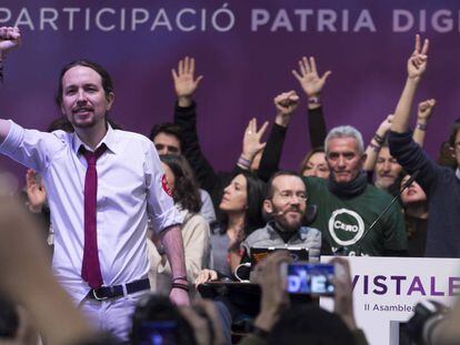 Clausura de la Asamblea Podemos Vistalegre 2.