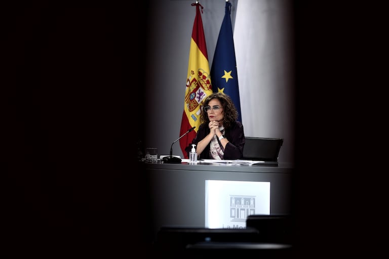 The Spokesperson and Minister of Finance, María Jesús Montero, this Tuesday.
