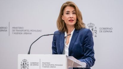 La ministra de Transportes, Movilidad y Agenda Urbana, Raquel Sánchez. Europa Press