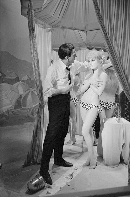 Roger Vadim y Brigitte Bardot en ‘Y Dios creó a la mujer’.