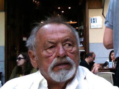 El escritor Jim Harrison, en Madrid, en 2012.