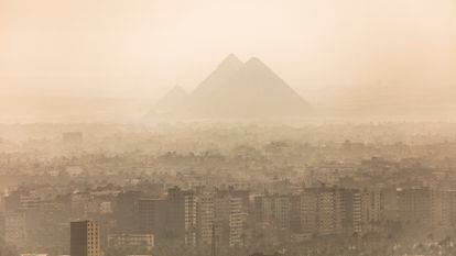 Las pirámides de Giza en El Cairo, Egipto, el 24 de septiembre de 2017.
