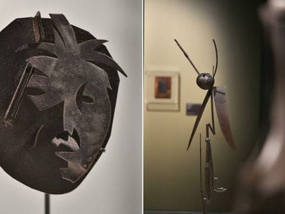 'Máscara recortada Pilar al sol' de 1929 o 'El ángel, El insecto y la bailarina' de 1935.