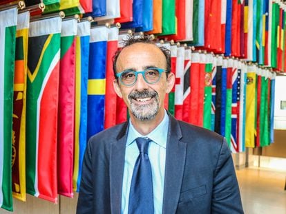 El aegentino Luis Benveniste, director global de Educación del Banco Mundial, este año en la sede en Washington de la entidad.