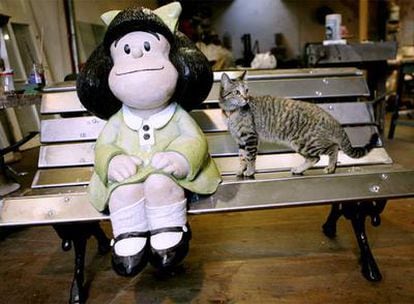 Estatua de Mafalda que se instalará en Buenos Aires