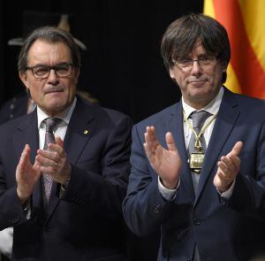 Artur Mas y Carles Puigdemont.