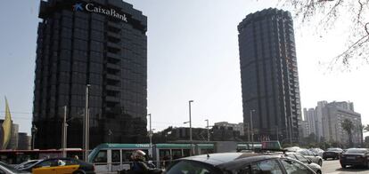 Sede de Caixabank en la avenida Diagonal de Barcelona.