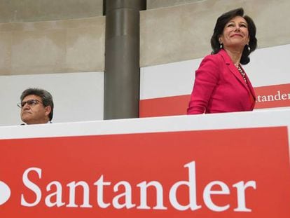 La presidenta del Banco Santander, Ana Patricia Bot&iacute;n.  