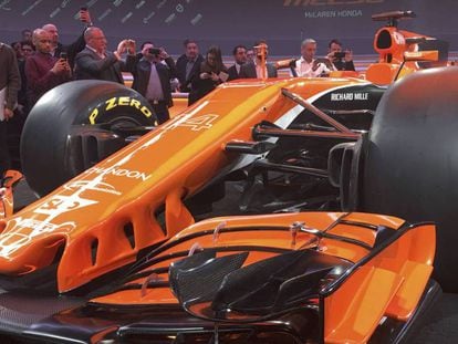 Presentación del nuevo coche de McLaren.