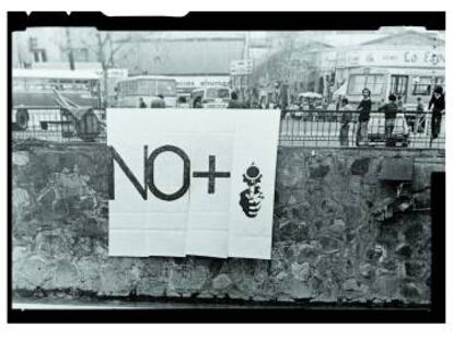 'No +', acción de arte del grupo C.A.D.A (1983).
