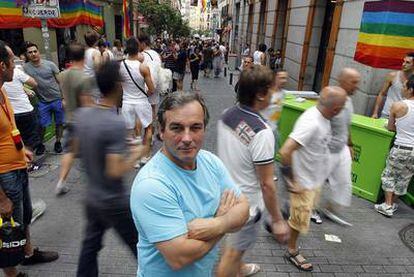 François Gauthier es heterosexual, pero desde hace tres años no se pierde las fiestas del Orgullo.