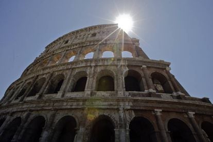Una panorámica del Coliseo tras su restauración.