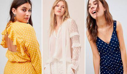 casual flor Acercarse Los lunares no pasan de moda: 14 prendas para llevar este verano |  Escaparate | EL PAÍS