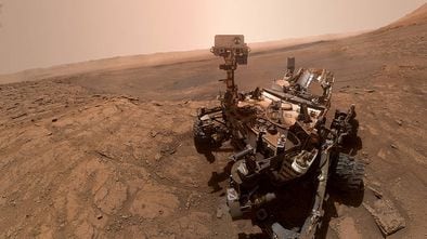 El rover 'Curiosity', en la superficie de Marte.