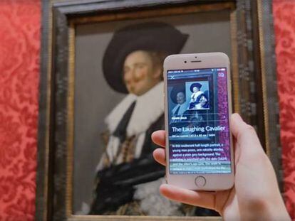La 'app' de Smartify permite que los visitantes de los museos tengan acceso a información adicional y multimedia acerca de la obra que tienen delante.