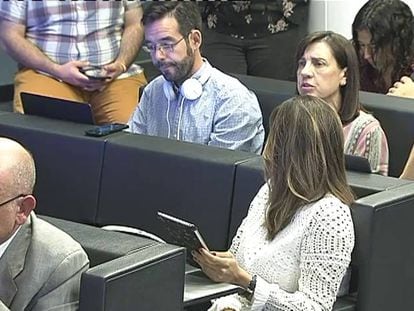 Rueda de prensa de Pablo Casado tras la reunión de la dirección del PP en Génova