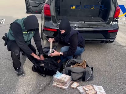 Efectos intervenidos en la Operación frying pan de la Guardia Civil.
